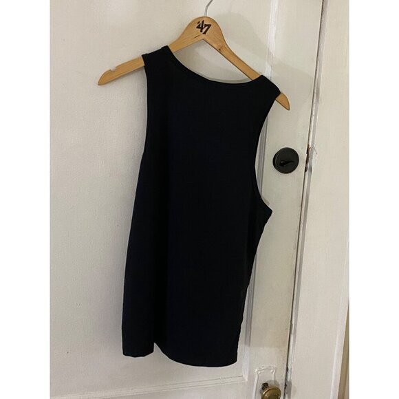 NWT Savage X Fenty Women's Black Mesh Printed Sleeveless Tank - Medium - Picture 4 of 13